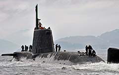 RAN submariners on Royal Navy Asture class SSGNs